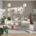 thumbnail image 4 of BizChair Luxury Modular Sectional Sofa, Ottoman Seat, Cream, 4 of 12