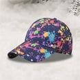 thumbnail image 2 of Trendy Tie Dye Print Duck Bill Cap Outdoor Breathable Mesh Personality Hat, 2 of 7