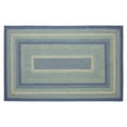 thumbnail image 5 of VHC Brands Jolie Farmhouse 60"x96" Area Rug Blue Textured Jute Striped Pad Rectangle Floor Decor, 5 of 5