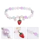 thumbnail image 5 of Pulsera de fresa para niñas, pulsera de cuentas de cristal, pulsera para niñas, regalo de amistad, 5 of 7