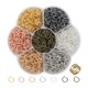 thumbnail image 2 of 1820 Unids Metal Open Jump Rings 6mm Herramientas con Caja Accesorios Hallazgos DIY Split Rings Key Hoops Plateado para Fabricación Colgante Macarena Anillos de salto abiertos, 2 of 7