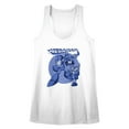 thumbnail image 1 of Mega Man Mega Blues White Women's Racerback Tank Top, 1 of 2