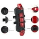 thumbnail image 5 of Luz trasera para bicicleta recargable por USB, LED con modos, luces traseras para bicicleta de montaña rojo, 5 of 7