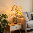 thumbnail image 7 of LED Butterfly Tree Lamp, 23.62 in Multicolor Plastic Branch Light with USB Power for Bedrooms, Desks and Tabletop Decor, Black Trunk, 7 of 7
