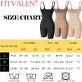 thumbnail image 6 of FITVALEN Seamless Women's Tummy Control Open Bust Mid-Thigh Bodysuit Shapewear, 6 of 6