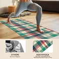 thumbnail image 4 of Multi Color Checkerboard Checkered Pattern Hot Yoga Mat Towel Non Slip for Hot Yoga - Quick-Drying Yoga Mat Cover with 4 Corner Pockets with Travel Bag - Hot Yoga Towel Non Slip 74"x26", 4 of 6