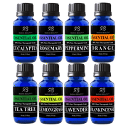 Radha Beauty Aromatherapy Top 8 Essential Oils Set