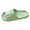 Green, variant on ZTTD Cloud Slides for Women and Men Shower Slippers Bathroom Sandals Extremely Comfy Cushioned Thick Sole Slippers Beach Shoes Pink