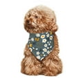 thumbnail image 4 of Naloa Flowers and Bee Dog Bandanas 1PC Washable Triangle Dog Scarfs Premium Durable Fabric, for Small Medium Large Dogs and Cats, 4 of 6