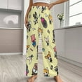 thumbnail image 2 of Aggretsuko Womens Comfy Pajama PJ Pants Lounge Pants Sleepwear Drawstring PJ Bottoms Pants, 2 of 7
