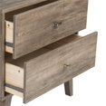 thumbnail image 5 of Allora Modern 4-Drawer Laminated Composite Wood Chest in Drifted Gray, 5 of 9