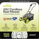 thumbnail image 3 of Cortacésped Sun Joe 15" de Corte con Bolsa de 45 L y Motor Inalámbrico de 360W, 3 of 9