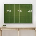 thumbnail image 3 of wall26 Canvas Print Wall Art Numbered Synthetic Turf Football Field Sports Athletes Photography Realism Contemporary Scenic Urban Multicolor Ultra for Living Room, Bedroom, Office - 12"x18", 3 of 5