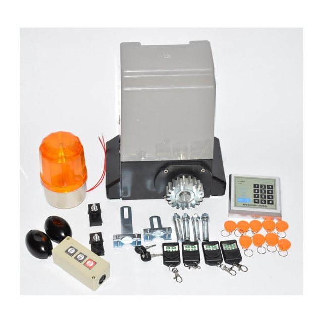 Automatic AC Motor Sliding Gate Opener Operator Kit 370W For 800kgs Gate No Racks ,Easy to Install