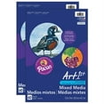 thumbnail image 2 of Art1st® Mixed Media Art Paper, 12" x 18", White - 60 Sheets per pack, 2 packs, 2 of 2