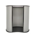 thumbnail image 5 of 36.4" Tall X 35.6" Wide X 17" Deep Portable Lightweight Tradeshow Podium Lectern Pulpit Economy Event Party Wedding White Or Black Easy to Carry Speaker Organizer Table Countertop, 5 of 5