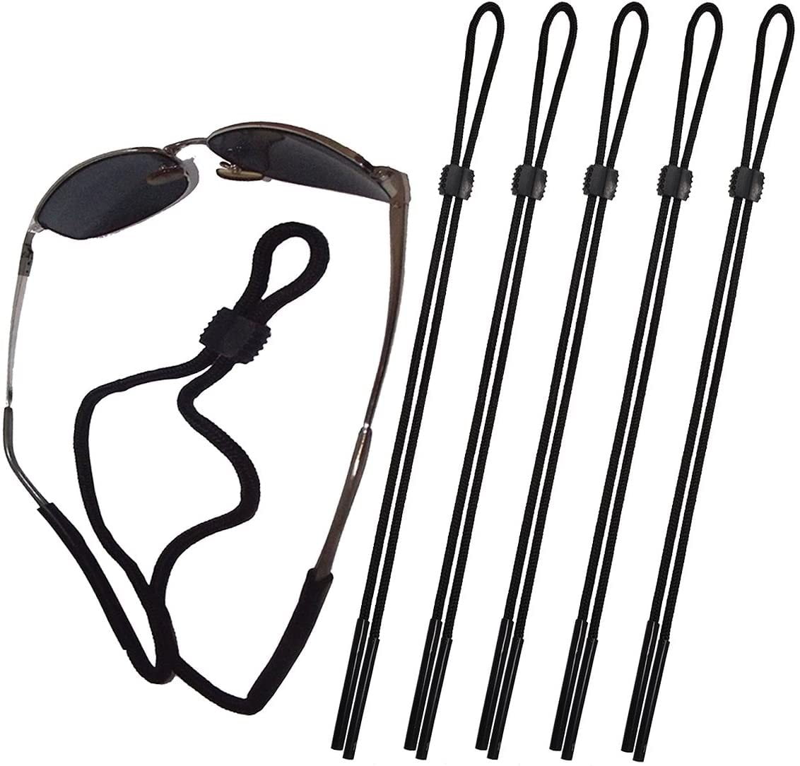 Adjustable Sunglass Strap Chums Eye Glasses String Holder Lanyards Eyewear Retainer for Sports and Outdoor Activities 12 Pack Glasses Strap 