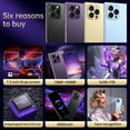 thumbnail image 3 of Unlock 7.3'' Android 14 cellPhone 16GB +1TB Dual SIM Cameras 78+108MP 5G Phone, 3 of 14