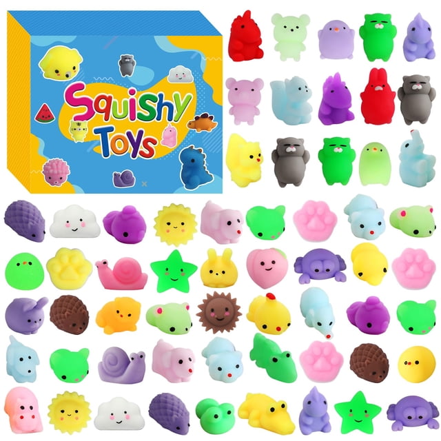 Mochi Squishy Toy Mantyplay, 200 unidades, para niños, regalo de Navidad