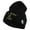 Black, variant on US Navy Retired Military Embroidered 12 inch Cuffed Knit YP Long Beanie - Navy OSFM
