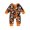 Orange, variant on Gubotare Baby Boy Romper Long Sleeve Romper Jumpsuits Two Way Zipper Long Sleeve Footless Sleep and Play 0 3 6 9 12 18 24 Months (Orange,0-3 Months)