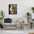 thumbnail image 2 of Stupell Wolf Gazing Wildlife Animal Portrait Animals & Insects Painting Black Floater Framed Art Print Wall Art, 2 of 6