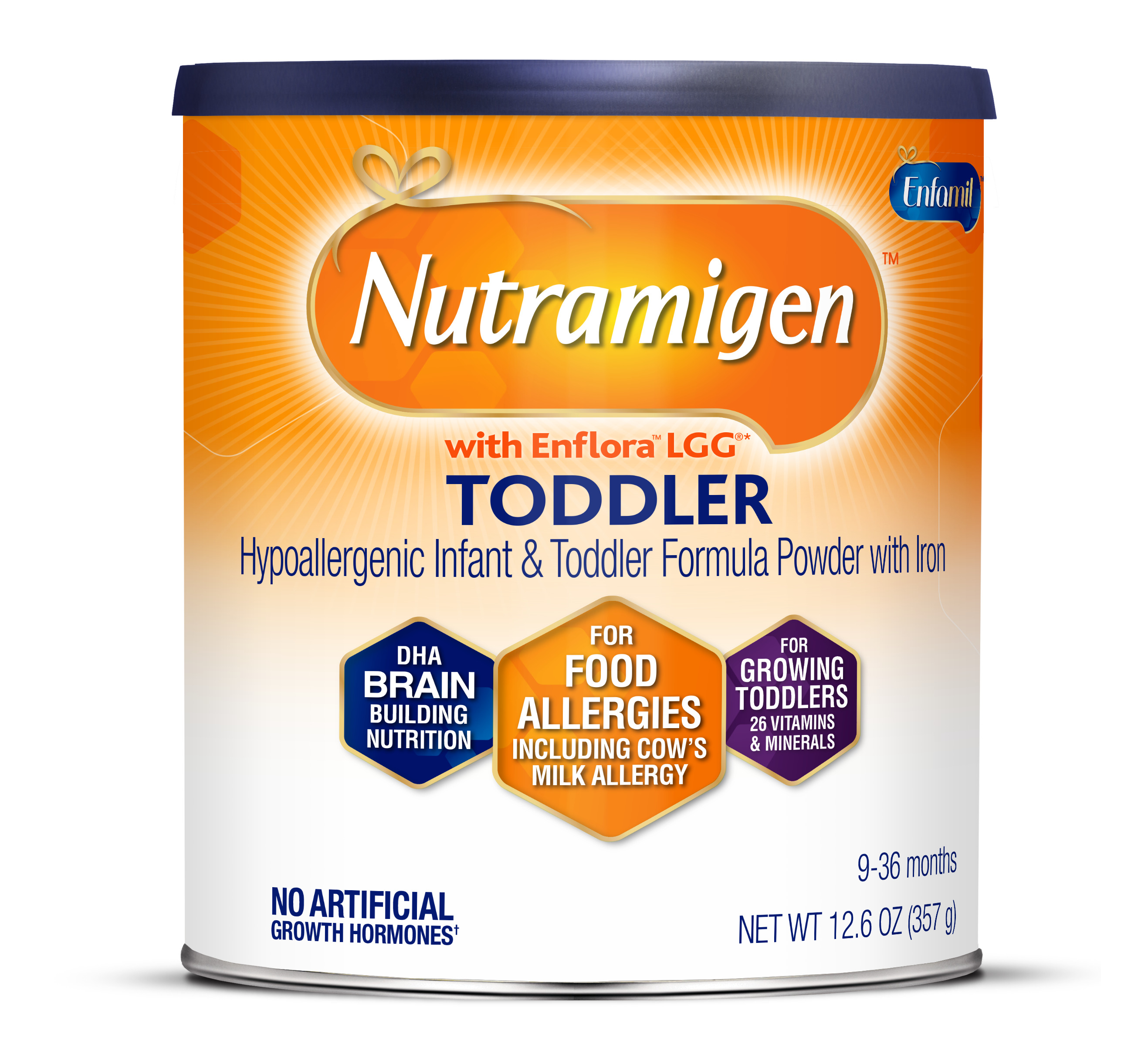 Nutramigen Enflora LGG Lactose Free Powder Toddler Formula 12 6 Oz Can 
