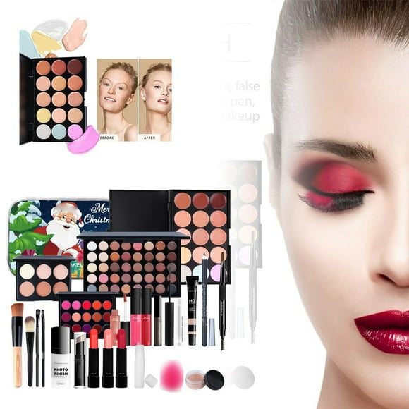 Christmas Cosmetics Set Makeup Stage Girl Holiday Performance Makeup Cosmetics Women Full Makeup Set 50ml