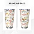 thumbnail image 3 of Picia Colorful Bow Knots1 Pattern 20 oz Tumbler Stainless Steel Vacuum Insulated Coffee Ice Cup Double Wall Travel Flask Dual Lid Water Bottle, Eco-friendly Car Cup-Without Straw, 3 of 8