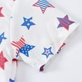 thumbnail image 5 of LUOGENLI Boys Shirts Size 12 Long Sleeve Toddler Boys Girls Short Sleeve Summer Casual Star Striped Prints Gentleman Tops Beach Holiday Shirts T Shirt Teen Boys Shirts Size 14-16 White 2-3 Years, 5 of 5