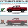 thumbnail image 3 of COMNOVA AUTOPART T6 Running Boards for 2024-2025 Toyota Tacoma CrewMax Cab, Stainless Steel Pick Up Truck Tundra Nerf Bars Side Steps., 3 of 5
