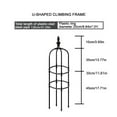 thumbnail image 2 of Climbing Roses Garden Obelisk Bracket Plant Vine Rack  Trellis U-Shaped Stackable Design New Style Gardening Tools, 2 of 5