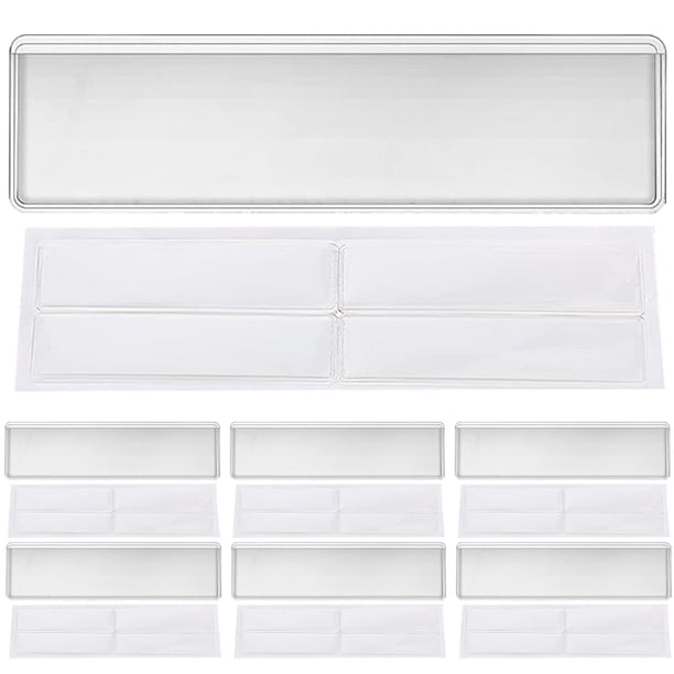 1 juego de fundas adhesivas para tarjetas de índice, fundas adhesivas para tarjetas, fundas para etiquetas de estante, fundas adhesivas