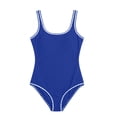 thumbnail image 5 of Xdegoge One Piece Swimsuit Women Tummy Control Scalloped Trim Scoop Neck Full Coverage Bathing Suits Athletic Swimming Summer Vacation Beachwear outfits, 5 of 6