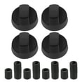 thumbnail image 1 of SHISUYAN 4 Pack Universal Control Knobs Replacement With 12 Adapters Range Knob Kit Stove Knob Compatible With Electric Gas Stove Ranges Black, 1 of 8