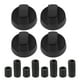 thumbnail image 1 of Paquete de 4 perillas de control universales con 12 adaptadores Perillas universales para estufa Reemplazo de perilla para estufa de horno a gas para estufa de horno Negro, 1 of 6
