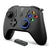 EasySMX Wireless Gamepad PC Gaming Controllerfor PC/PS3/Android TV/TV Box, with 4 Programmable Buttons, Plug and Play Battery Up to 14 Hours Joystick, Black