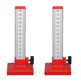 thumbnail image 1 of 2PC Woodworking Equal Height Ruler Positioning Horizontal Elevation Ruler Double-Sided Scale Ceramic Tile Special Tool A,2 x Equal Height Ruler,Red, 1 of 8