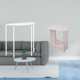 thumbnail image 2 of Mesa Auxiliar De Acrílico Para Espacios Pequeños, Versátil Y Práctica, Ideal Para El Hogar, La Sala De Estar, El Baño, El Hotel, La Cafetería Y El Salón., 2 of 8