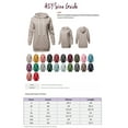 thumbnail image 6 of A2Y Women's Relax Fit Long Sleeve Kangaroo Pockets Hoodie Sweatshirts Light Peach 3XL, 6 of 6