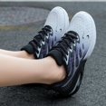 thumbnail image 5 of Women's Air Cushion Running Sneakers, Breathable Lace-Up Athletic Walking Shoes, 5 of 7