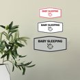 thumbnail image 3 of Signs ByLITA Fancy Baby Sleeping Graphic Room Decoration Sign (Black) - Large, 3 of 6