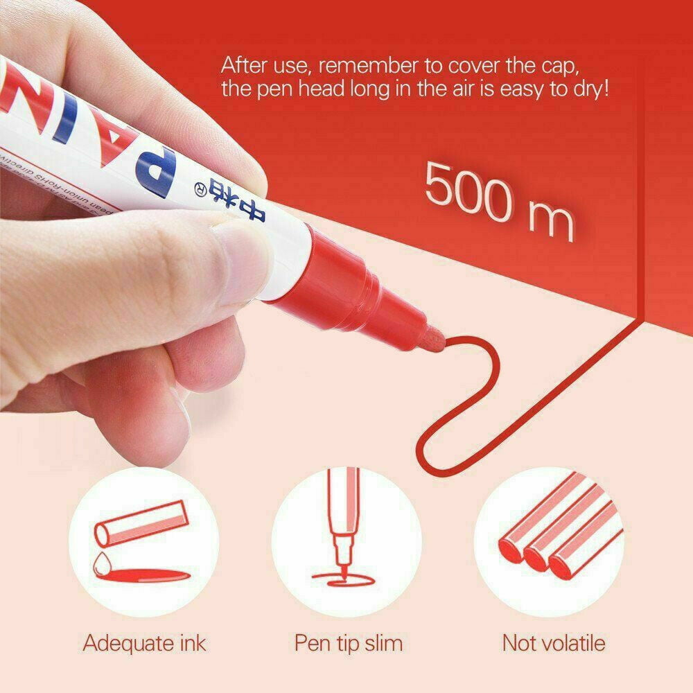 Paint Pen Waterproof Permanent Oily Paint Marker Pen Shoe Graffiti Pen