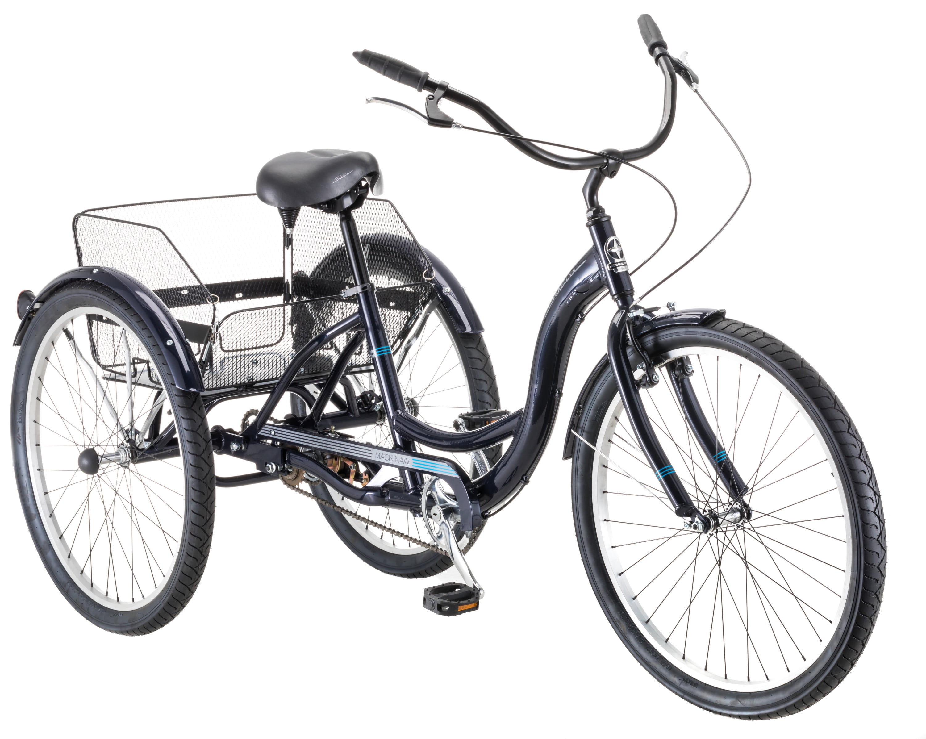 SCHWINN 26 Meridian 3-Wheel Trike Adult Comfort Cruiser Bike Tricycle BLUE NEW! 