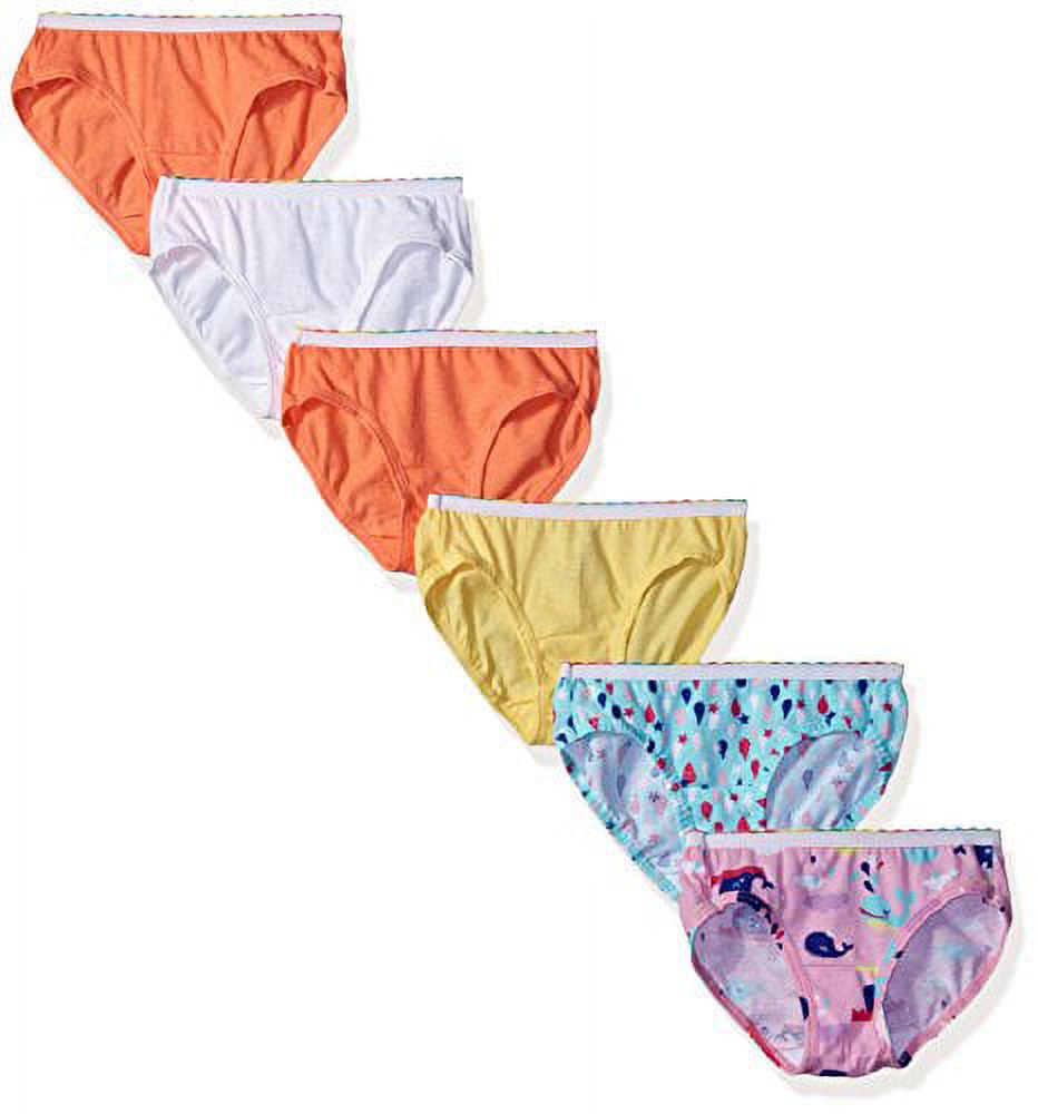 Hanes Toddler Girl Hipster Panty, 6 Pack, Sizes 2T-5T - image 2 of 4