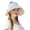 Blue, variant on Women's Wide Brim Open Top Sun Hat Foldable UV Protection Visor Bucket Cap for Fishing Beach Travel Free Size