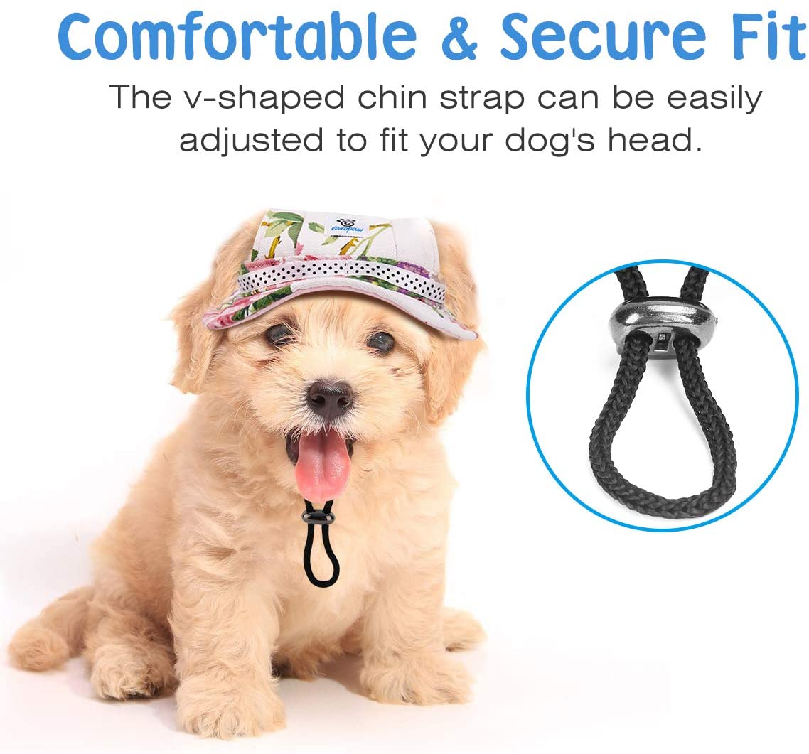 Round Brim Pet Cap, Dog Princess Hat 