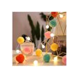 thumbnail image 2 of Guirnalda de luces con 30 LED, 3 m, bola pompón, decoración navideña, para dormitorio, fiesta Xemadio HFP-0457, 2 of 8