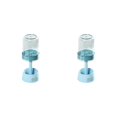 thumbnail image 3 of Moyic Juego de soporte para cepillos de dientes organizador de Paja de trigo Azul Lampenform 2piezas, 3 of 5