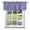 Purple, variant on Sky Blue Window Valance for Kitchen, Minimalist Tropical Pale Blue Linen Texture Coastal Rod Pocket Short Curtains for Small Windows, Light Filtering Decorative Valances, 42 x 18 Inches